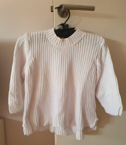 Sweater Tejido De Hilo Manga 3/4 Marca Las Pepas