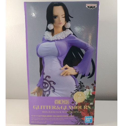 Imagen 3 de 5 de Figura Boa Hancock Winter Style Glitter & Glamours