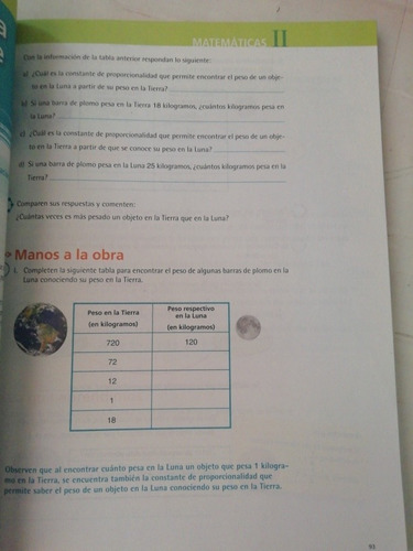 Matemáticas Ii 2do Grado Volumen I (Usado)