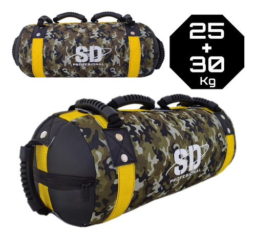 Kit 2 Costal Crossfit Con Peso Reforzado 25 Y 30kg Promoción