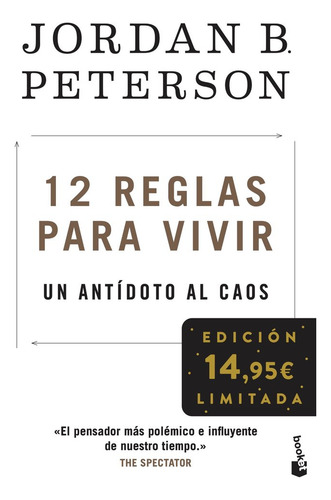 12 Reglas Para Vivir: Un Antídoto Al Caos, De Peterson, Jordan B.., Vol. 1. Editorial Booket, Tapa Dura, Edición 1 En Español, 2024