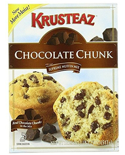 Krusteaz Supremo Muffin Mix Chocolate Chunk 18,25 Oz (paquet