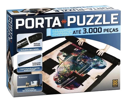 Porta Quebra Cabeças Até 3000 Peças Grow
