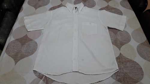 Camisa De Manga Corta Mc Gregor Golf Wear Blanca 37/38