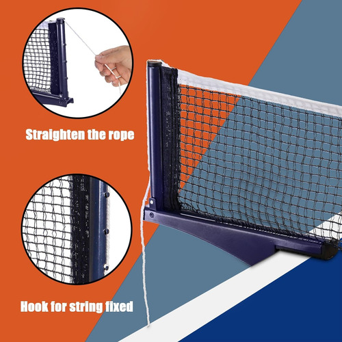 Yiliaw - Juego De Red De Tenis De Mesa Y Postes Red De Pin