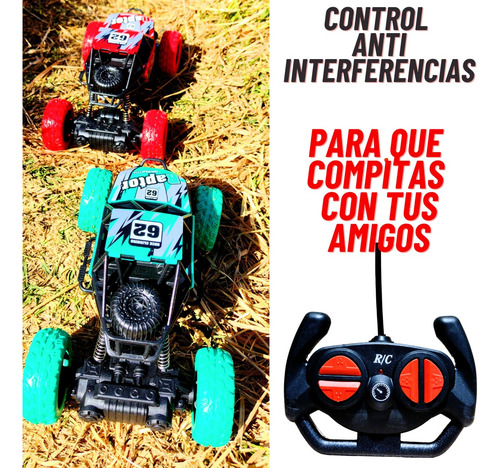 Coche Control Remoto Esc1:18 Todo Terreno Batería Recargable