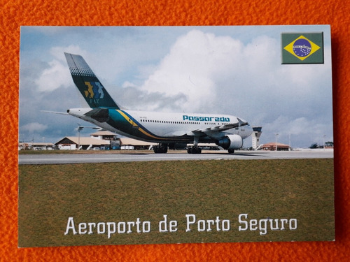 Postal De Aviación Aeropuerto De Porto Seguro Brasil