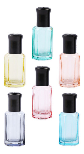 Frasco Enrollable De Vidrio De 10 Ml, 6 Unidades, Perfume Va