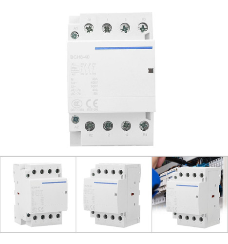4P 40A 24V 50/60Hz 2NO2NC Ac Contactor domésticos para aplicaciones para el hogar 