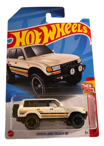 Hot Wheels Toyota Land Cruiser 80 Blanca