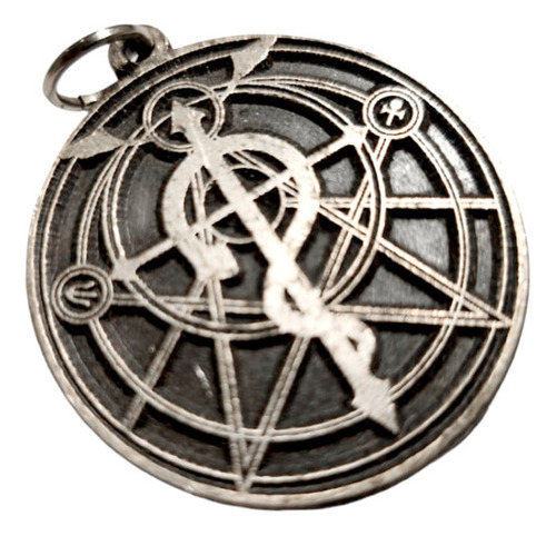 Dije Full Metal Alchemist Logo Doble Faz 