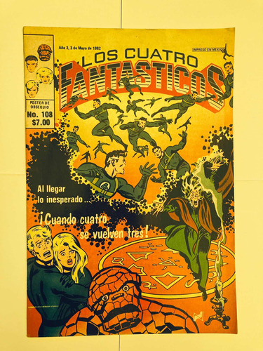 Comic Los Cuatro Fantasticos #108 Novedades Editores 1982