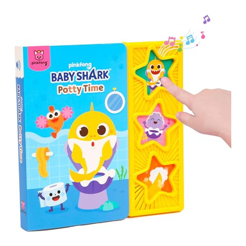 Baby Shark Potty Time 3 Button Sound Book, Baby Shark Health