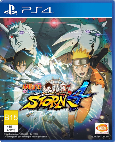 Naruto Shippuden: Ultimate Ninja Storm 4  Naruto Shippuden: Ultimate Ninja Storm Standard Edition Bandai Namco PS4 Físico