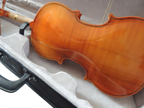 Violín Alto 4/4 Con Estuche, Arco Y Brea. Color Café