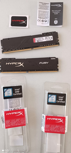 2x Memoria Ram Fury Gamer 16gb C/u(32) Hyperx Hx432c16fb3/16