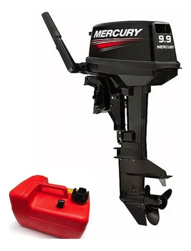 Motor De Popa Mercury 9.9 Hp, 2 Tempos Poddium Náutica