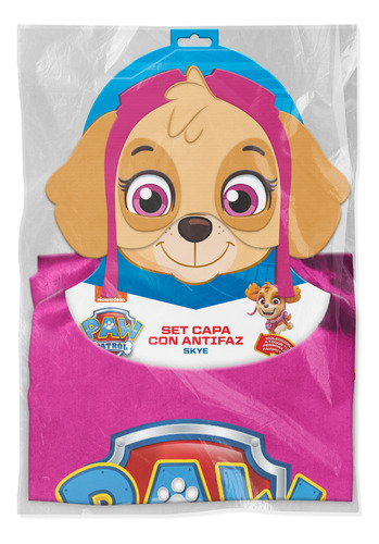 Set Capa Sype Con Antifaz Paw Patrol