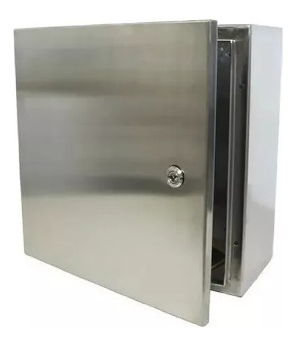 Gabinete Acero Inoxidable 400x400x200mm Con Platina