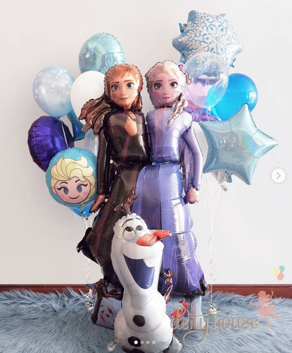 Globo Bomba Gigante Frozen 2 - Anna, Elsa, Olaf De 1.47 Mts