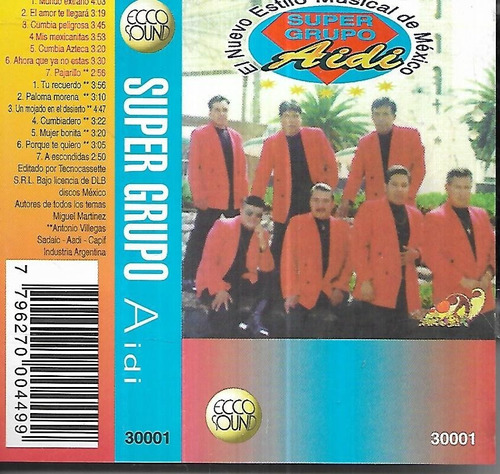 Super Grupo Aidi Album El Nuevo Estilo Musical De Mexico Kct