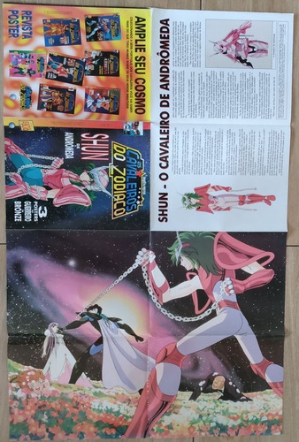 Revista Pôster Cavaleiros Do Zodíaco Shun Nº 4