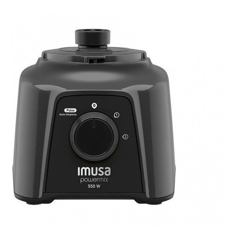 Imagen 2 de 2 de Licuadora Imusa PowerMix Plus 2V 2 L gris con vaso de plástico 120V