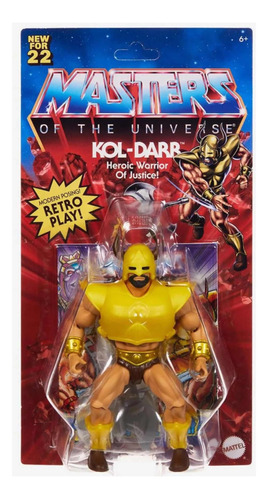 Másters Of The Universe Origins Kol Darr Mattel Creations