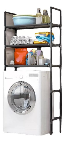 Mueble Organizador De Baño Lavadora Rack 3 Niveles