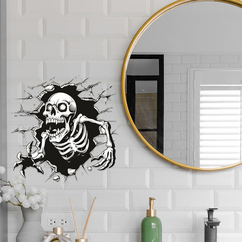 Calcomanía De Calavera De Halloween