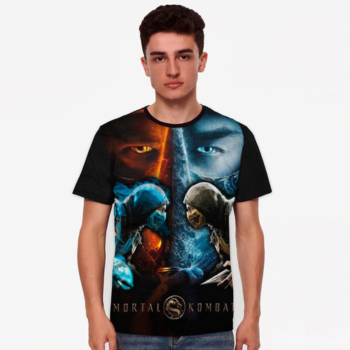 Camiseta De Mortal Kombat Videojuegos Gamers Adultos Y Niños