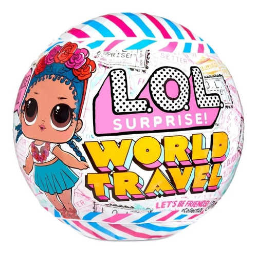 Boneca Lol Surprise World Travel 8 Surpresas Candide