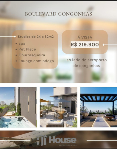Studios A Venda Próximo Ao Aeroporto Congonhas. Investimento