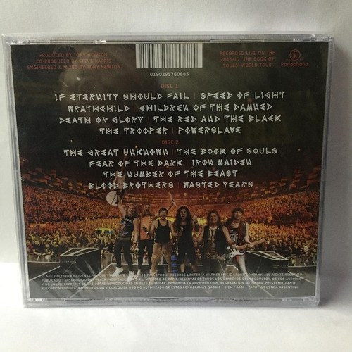 Iron Maiden - The Book Of Souls / Live Chapter (2017) 2 Cds