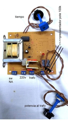 Control Electrónico Soldadura Bolsas