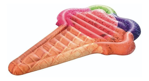 Colchoneta Inflable Helado Cucurucho Flotador Pileta 43183