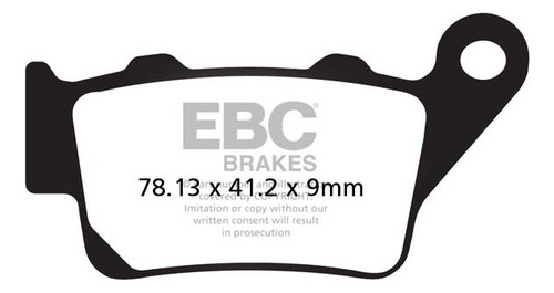 Pastilla Freno Ebc Fa213 Aprilia Shiver 750 10-15 R