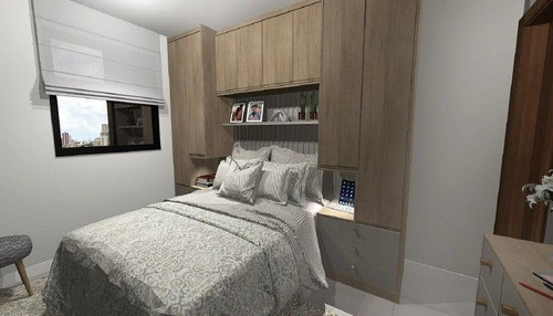 Imagem 3 de 6 de Cobertura Com 2 Dormitórios À Venda, 110 M² Por R$ 550.000 - Vila Pires - Santo André/sp - Co1375