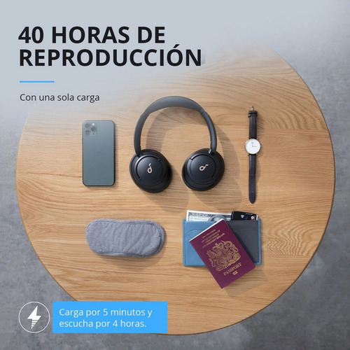 Auriculares inalámbricos Soundcore Life Series Life Q30 A3028 black