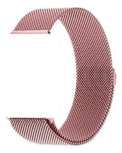 Pulseira Iwo Aço Inox Magnética Rose Pink 42-49mm