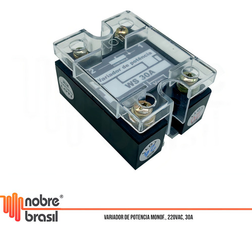 Variador De Potência Vs 30a 260vac + Potenciômetro - Loti