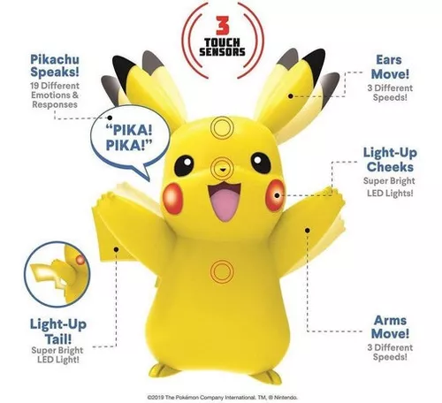 Pokemon Meu Parceiro - Pokemon com Som e Luz SUNNY BRINQUEDOS em