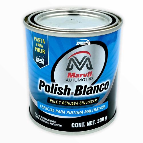 Polish Marvil En Pasta Blanco Para Pulir / 300g
