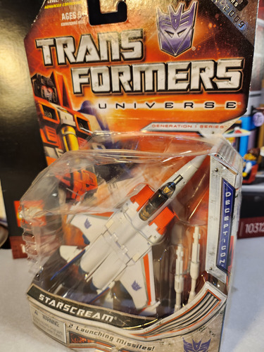 Transformers Starscream Robot In Disguise 2008 (2,800 Ms) (Usado)