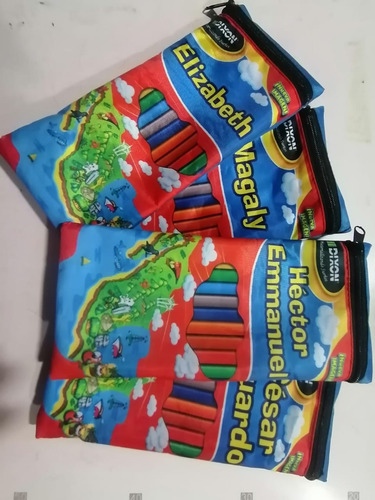12 Lapiceras Diseño Caja De Colores 15 Cm Diseño Único