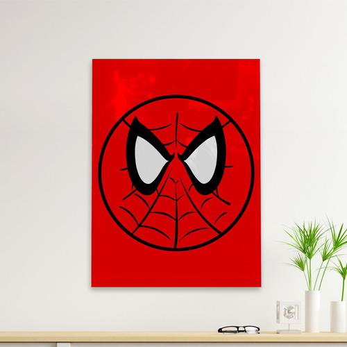 Cuadro Deco Spiderman Face (d0146 Boleto.store)