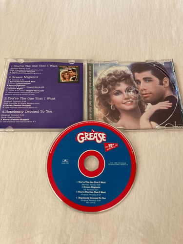 Travolta/newton-john / Youre The One That I Want Cd Maxi (Usado)