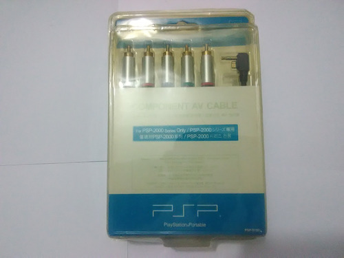 Cable Audio Video Para Psp Cinco Puntas, Color Dorado