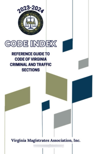 Libro: Code Index: Reference Guide To Code Of Virginia And