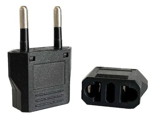 Adaptador Enchufe Euro Americano Pack 5 Unidades